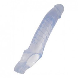 TSX Big Fat Cock Sheath Extender, Penis Extension, 20 cm (8 in), clear - TOYS